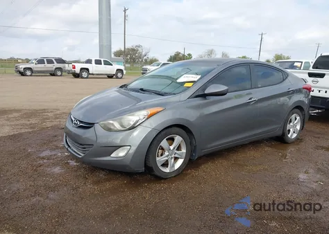 2013 Hyundai Elantra Gls/Limited from USA, damaged, VIN 5NPDH4AE4DH229527
